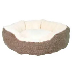 Cama Redonda "yuma" Ø 45 Cm castanho/branco Trixie - 1040070138
