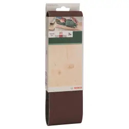 Conjunto de 3 cintas de lixa para lixadeira de rolos, qualidade vermelhaG 80 2609256218 Bosch - 1220683799