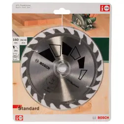 Disco de serra circular STANDARDD 160 mm orifício 20 mm de 24 2609256810 Bosch #2 - 1220683865