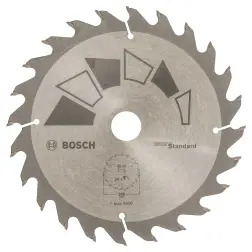 Disco de serra circular STANDARDD 160 mm orifício 20 mm de 24 2609256810 Bosch #3 - 1220683865
