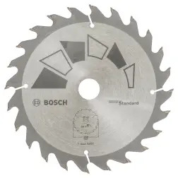 Disco de serra circular STANDARDD 160 mm orifício 20 mm de 24 2609256810 Bosch #6 - 1220683865