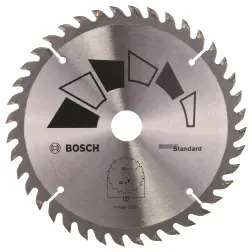 Disco de serra circular STANDARDD 160 mm orifício 20 mm de 40 2609256811 Bosch #1 - 1220683866