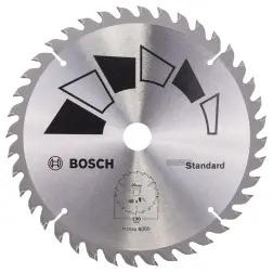 Disco de serra circular STANDARDD 190 mm orifício 20 mm de 40 2609256819 Bosch #6 - 1220683867