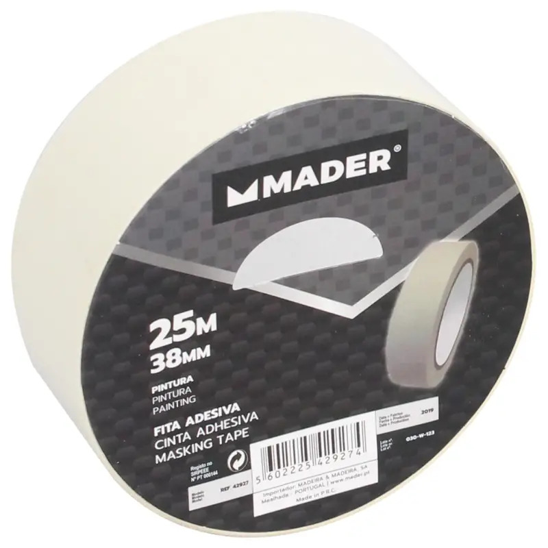 Fita Adesiva Pintura 38mmx25m  Mader  Hardware