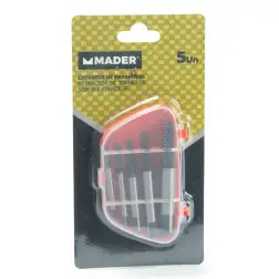 Extrator De Parafusos 5un  Mader  Hand Tools - 1251100004