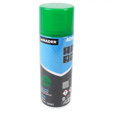 Tinta Spray Multiusos Light Green Ref. 37 400ml  Mader  Hom - 1370110207