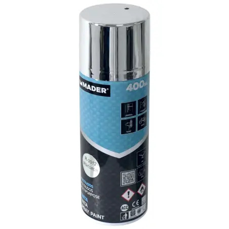 Tinta Spray Multiusos Cromado 400ml  Mader  Home Tools - 1370110209