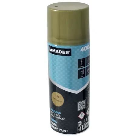Tinta Spray Super Metálica Gold Ref.188 400ml  Mader  Home - 1370110212