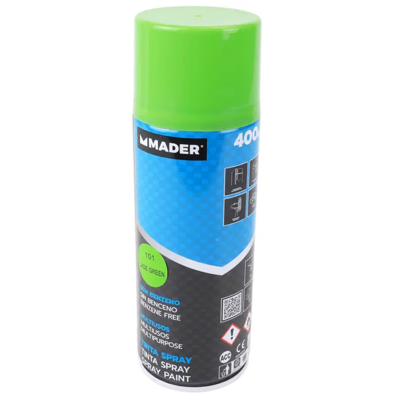 Tinta Spray Multiusos Jade Green Ref. 101 400ml  Mader  Hom