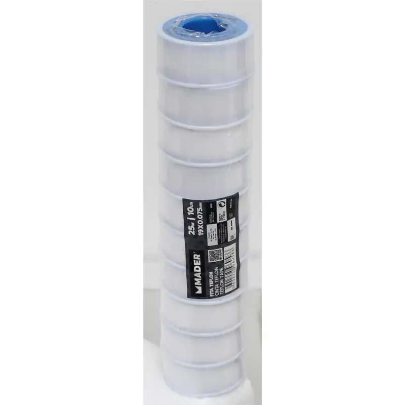 Fita Vedante Teflon 19mm  10un  Mader  Hardware