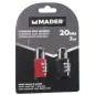 Cadeado Com Combinação 2un 20mm  Mader  Hardware