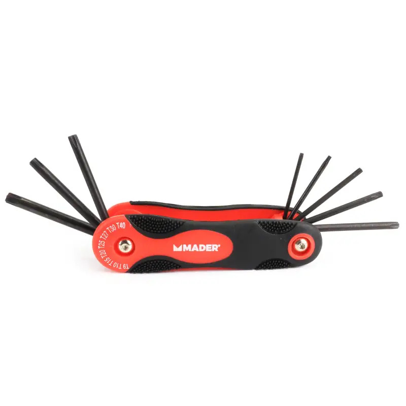 Chaves Torx Com Furo Canivete 8un  Mader  Hand Tools