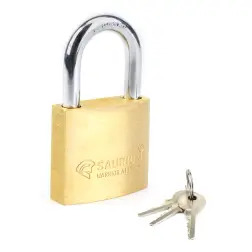 Cadeado Latão 30mm Com Chave  Saurium - 1350030043
