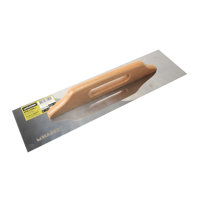 Talocha Pedreiro Lisa Inox 500x130mm  Mader  Hand Tools