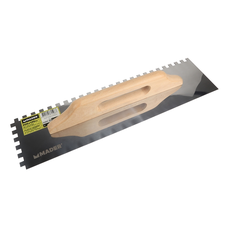Talocha Pedreiro Dentada Inox 500x130mm  Mader  Hand Tools