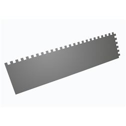 Talocha Pedreiro Dentada Inox 500x130mm  Mader  Hand Tools #1 - 1320130132