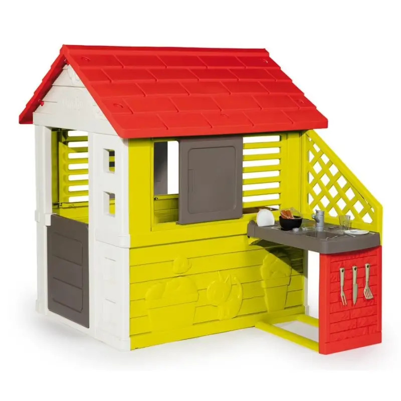 Casa Nature com Cozinha 145x110x127cm Smoby