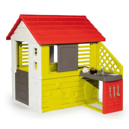 Casa Nature com Cozinha 145x110x127cm Smoby Smoby