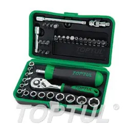 Jogo de Chaves de Caixa Pro 1/4" 41 Peças GADW4102 Toptul Toptul
