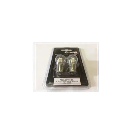 Blister 2un Lâmpada para Automóvel 1 Polo Descentrado 12V 21w Krawehl Krawehl