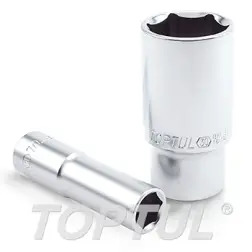 Chave de Caixa Sextavada Longa 1/2" 19mm BAEE1619 Toptul 