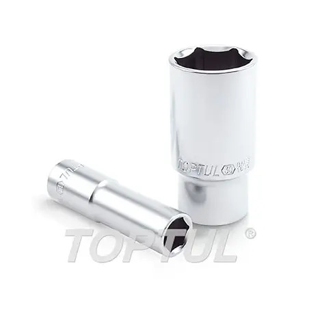 Chave de Caixa Sextavada Longa 1/2" 19mm BAEE1619 Toptul 