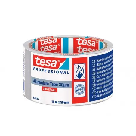 Rolo de Fita Adesiva de Alumínio 30UM 50mm x 10mt 63632 Tesa Tesa