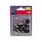 Deslizador Metálico 23mm Aço Pack 8un Inofix