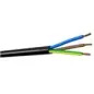 Cabo HO5VV-F 3G 1,5mm2 Preto 1mt Electraline