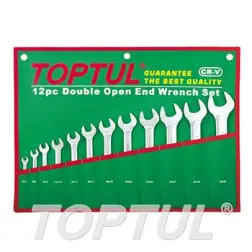 Jogo de Chave de Bocas 12 Peças GAAA1206 Toptul Toptul