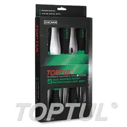 Jogo de Chaves de Fenda Phillips 5 Peças GAAE0504 Toptul Toptul