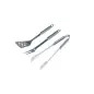 Kit para Barbecue e Churrasqueira 3 Peças em Inox Queimafre