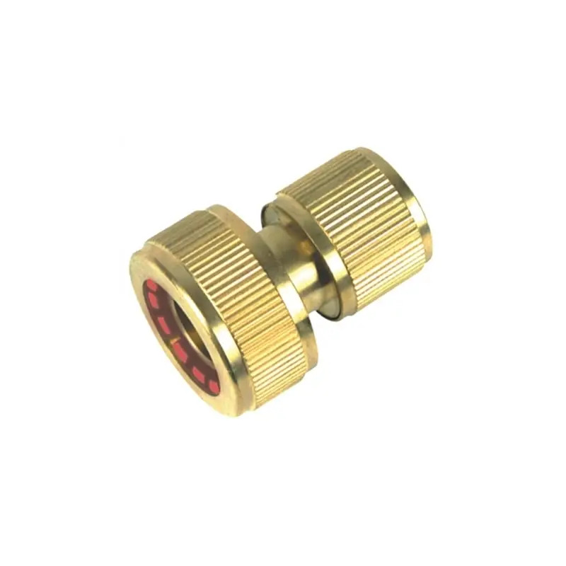 Ligação Rápida Latão Com Água Stop 3/4" Flux
