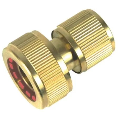 Ligação Rápida Latão Com Água Stop 3/4" Flux Flux