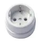 Tomada para Exterior Redonda 10/16A 250V 0901 HCM