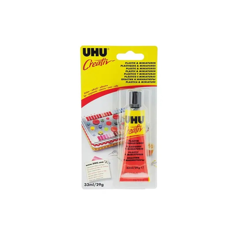 Cola Creative para Plástico e Miniaturas 33ml UHU