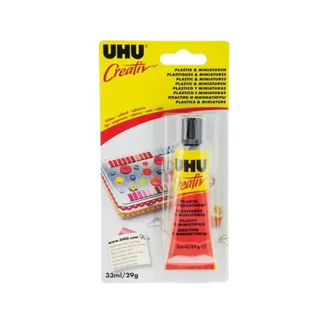 Cola Creative para Plástico e Miniaturas 33ml UHU UHU