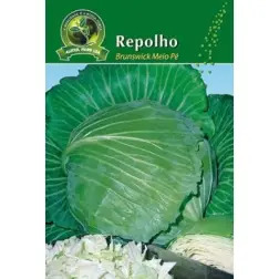 Sementes de Repolho Brunswick Meio Pé Valpec Valpec