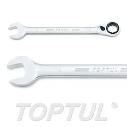 Chave Mista Boca/Roquete Reversível 8mm ABAF0808 Toptul Toptul