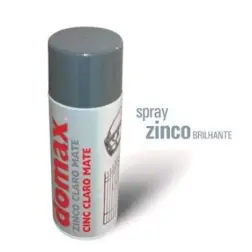 Tinta Spray Cor Zinco Claro 400ml Domax Domax