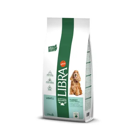 Ração Seca Adult Cão Light 12kg Libra Libra