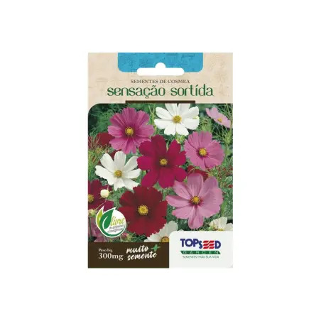 Sementes de Cosmos Sensação Variada Germisem Germisem