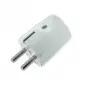 Ficha Bipolar+Terra 16A 250V Branca 55021 Electraline