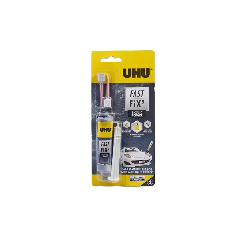 Fast Fix Líquida Power 10gr para Materiais Rígidos UHU