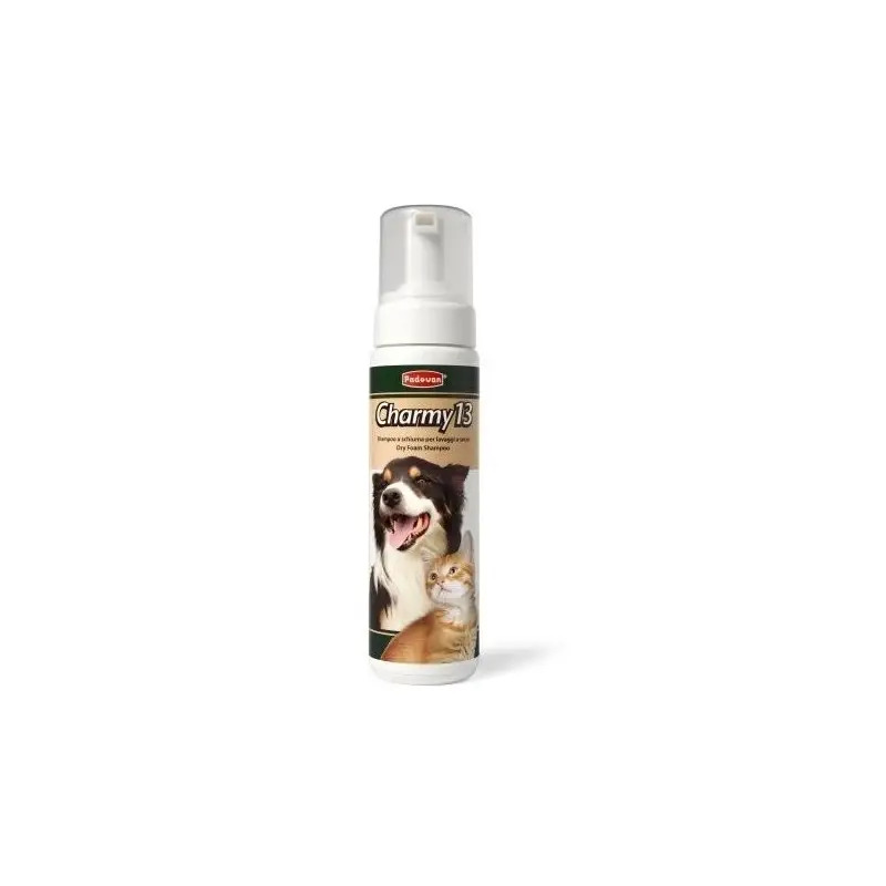 Champô Espuma Seca Charmy 13 para Cão 200ml Padovan