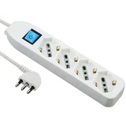 Ficha 2P+Terra 10/16A 250V Borracha 62069 Electraline Electraline