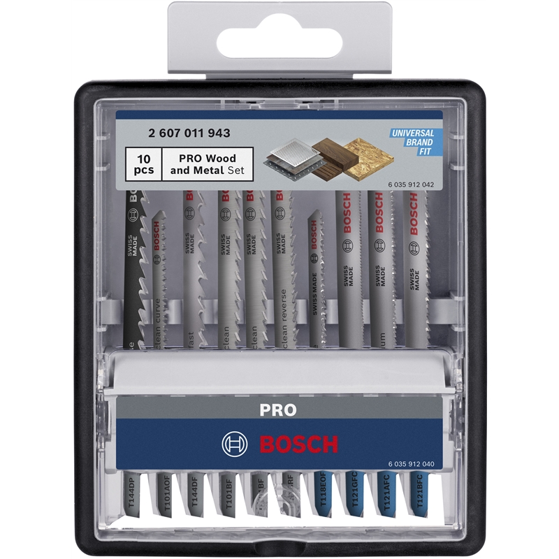 Conjunto PRO Wood and Metal, 100 mm 2607011943 Bosch Conjunto PRO Wood and Metal, 100 mm 2607011943 Bosch
