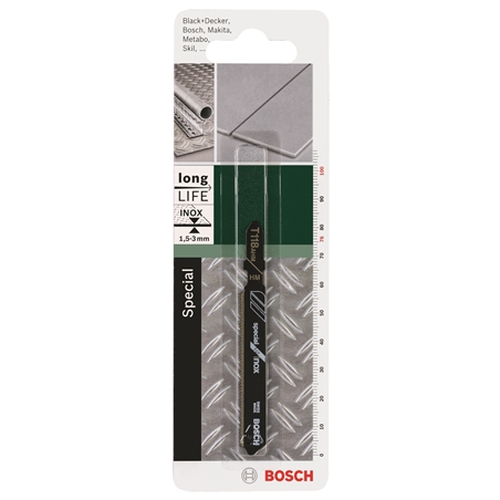 Lâmina de serra vertical de metal duro, T 118 AHMSpecial for Inox 2609256738 Bosch - 1220683853