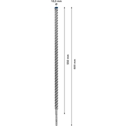 Broca para martelo EXPERT SDS plus-7X de 18 x 550 x 600 mm 2608900140 Bosch #5 - 1220682815