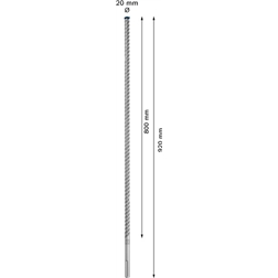 Broca para martelo EXPERT SDS max-8X de 20 x 800 x 920 mm 2608900231 Bosch #1 - 1220682865